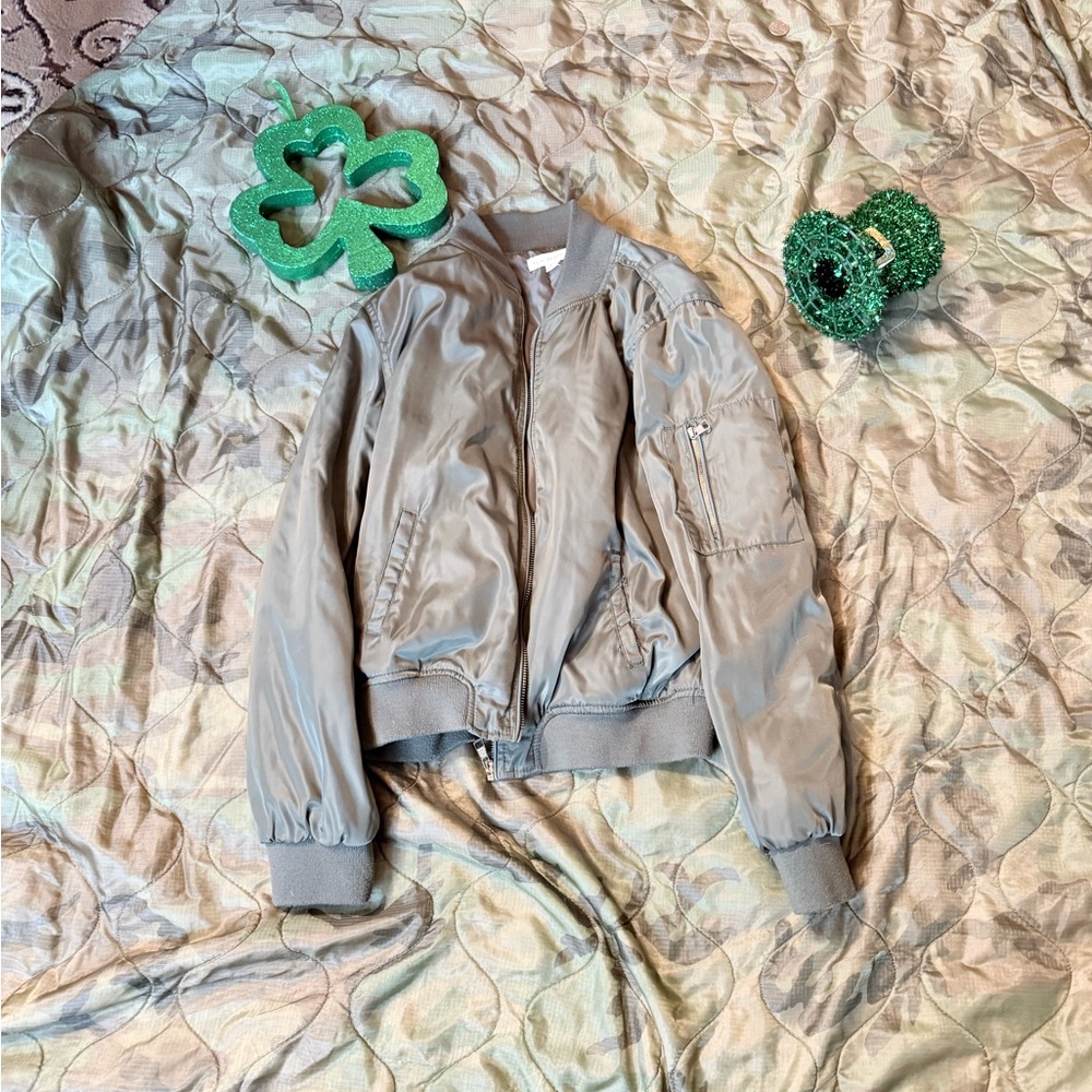 L.A. Hearts (PacSun Exclusive) Bomber Jacket Green SMALL Women